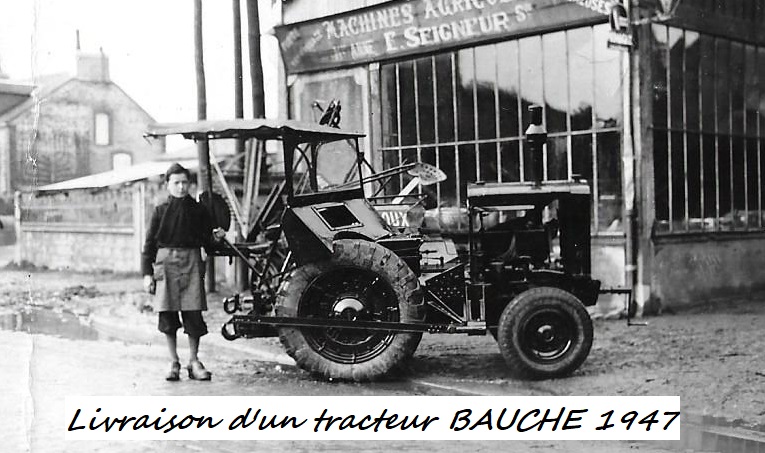 TRACTEUR BAUCHE 1947